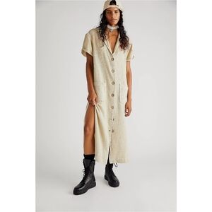 Free People Almeda Oversized Cotton Dress